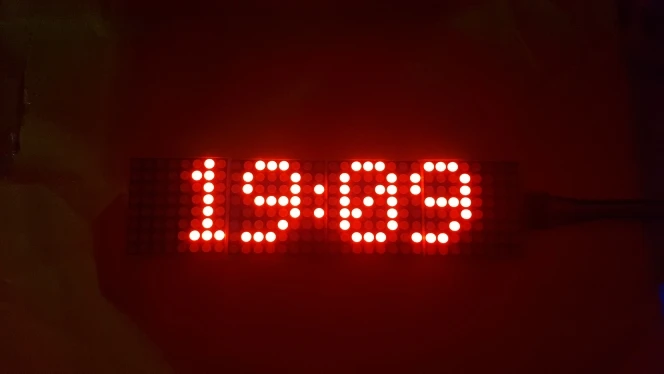Red MAX7219 панель дисплея матричный модуль микроконтроллер 4 в одном дисплее с 5P линии 4 в 1 красный и зеленый для Arduino diy kit - Комплект: Red