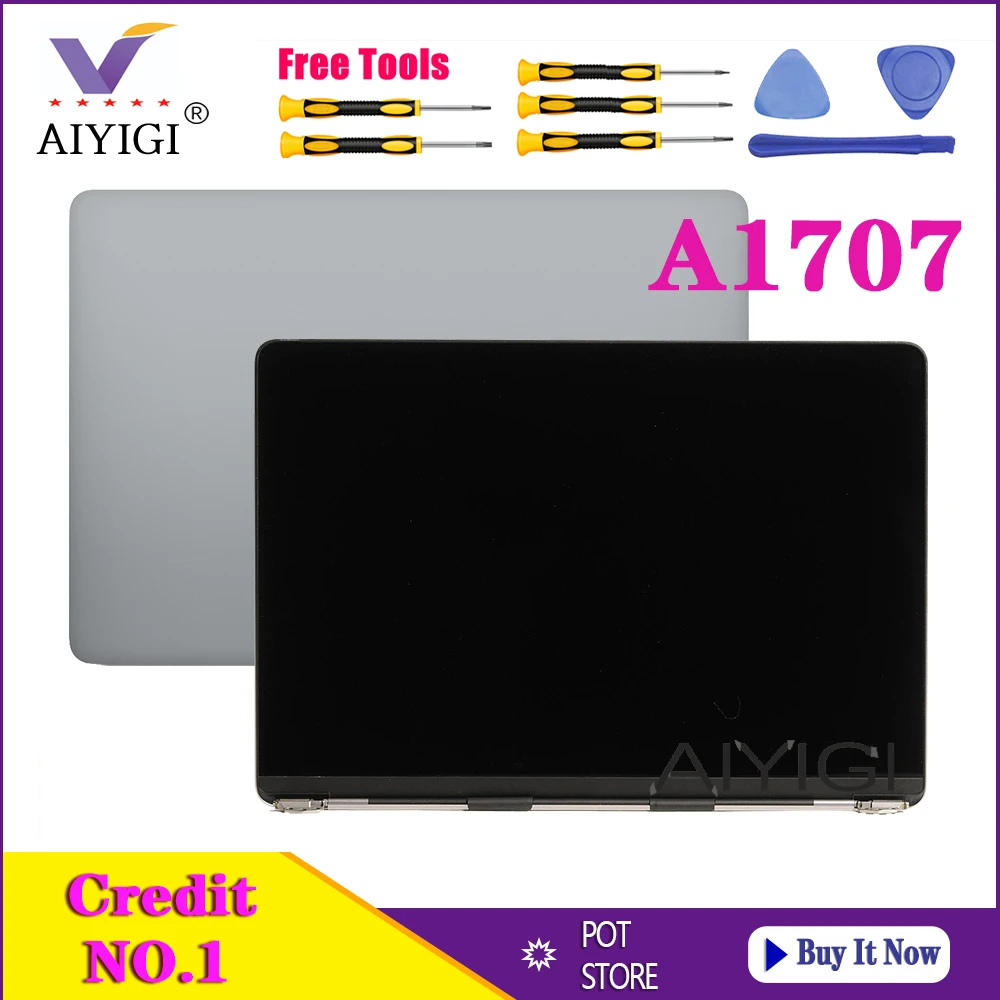 Nuovo Display Lcd Originale Per Laptop Color Argento Grigio Per Macbook Pro Retina 15 "A1707 Fine 2016 Inizio 2017 Anno
