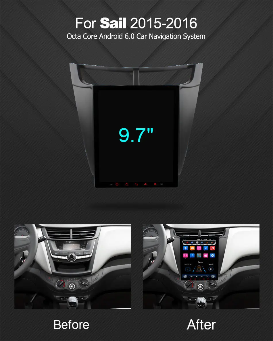 Ownice 9," Автомобильный dvd-плеер Android 6,0 для Chevrolet Sail Авто gps navi головные уборы dvr Радио стерео поддержка 4g sim DAB