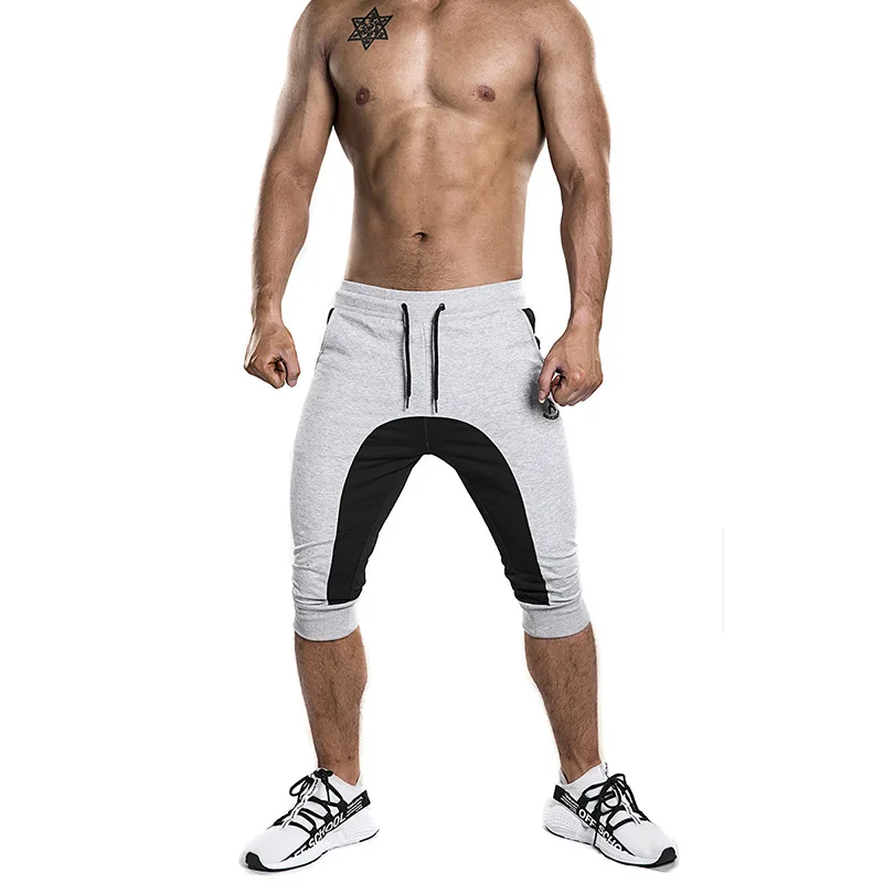 Мужские шорты для фитнеса, хлопковые, для бодибилдинга, мужские летние шорты, мужские шорты для бега, бермуды, для тренировок, пляжные, Breechcloth EE6DK