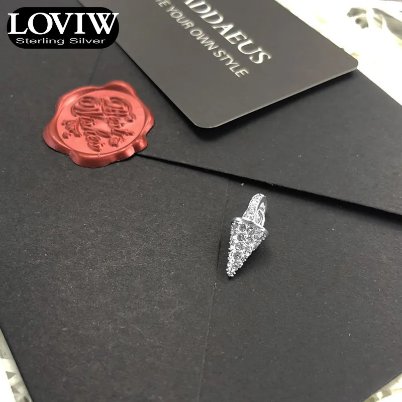 Кулон Kathmandu Spike Pave, абсолютно новая мода Любовь ювелирные изделия Thomas SABOR 925 пробы серебряные аксессуары подарок для женщин