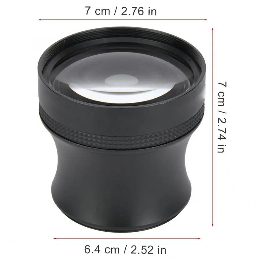 58 мм 3.5X универсальный металлический Телеконвертер телеобъектив DSLR камеры аксессуары lentes