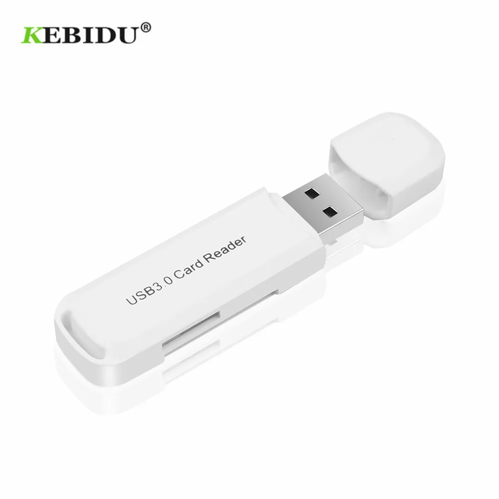 Многофункциональный считыватель смарт-карт памяти KEBIDU USB3.0 SD/Micro SD TF OTG адаптер смарт-карт для ноутбука USB 3,0 кард-ридер SD кард-ридер