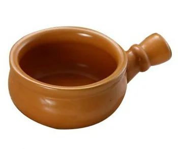 

Korean black high temperature cracks single handle drum type ceramic pot stew