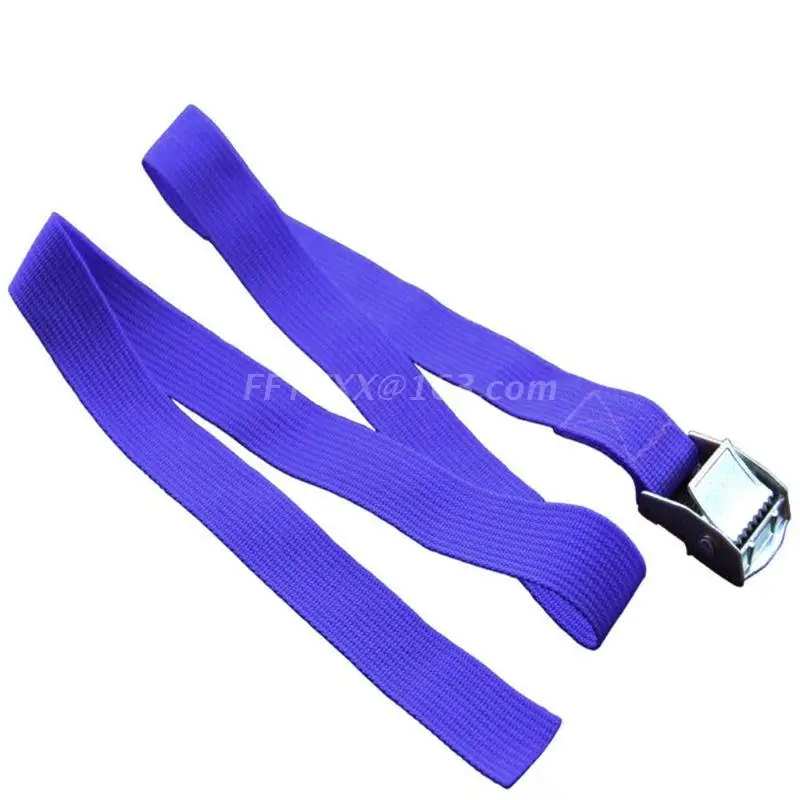 1M Buckle Tie-Down Belt Cargo Straps For Car Motorcycle Bike With Metal Buckle Tow Rope Strong Ratchet Belt