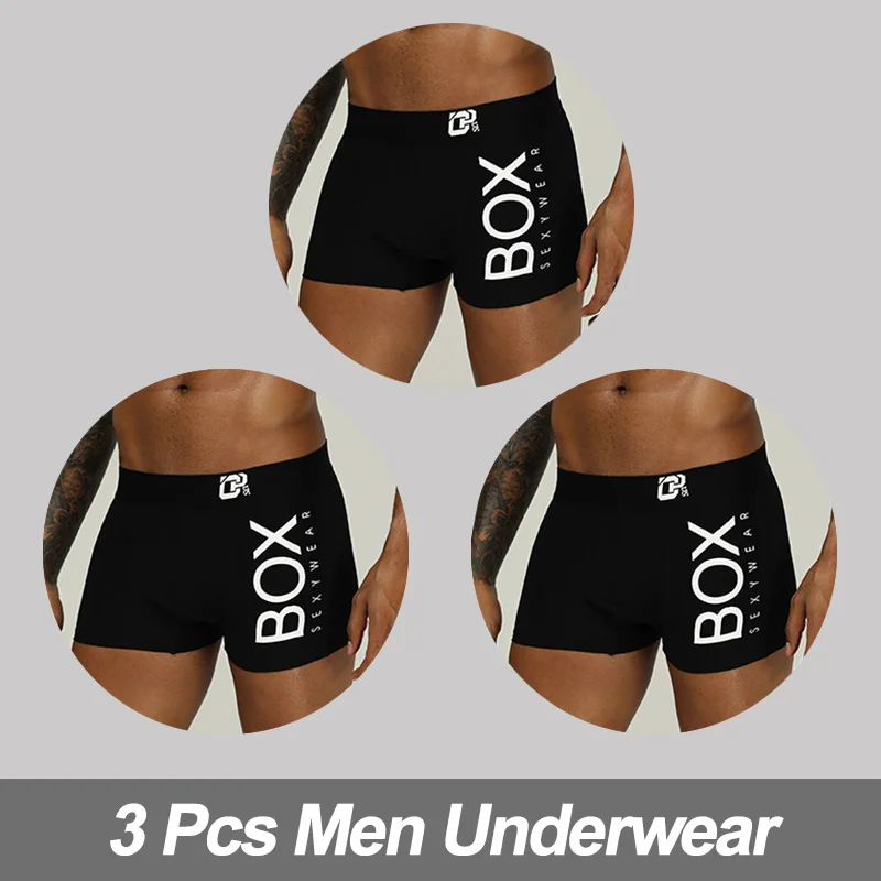 (3)OR212-Black 3 шт., сексуальное нижнее белье cueca, боксеры для мужчин, сетчатые шорты размера плюс, однотонная мужская одежда, боксеры, трусы, шорты, сексуальные трусы для полных мужчин, 100 кг, s - Цвет: (3)OR212-Black