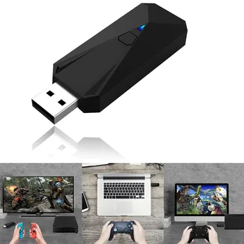 

Wireless Handle USB Controller Converter Adapter For NS Switch/Lite For PC For PS4 For Android Support Wired And Wireless LED