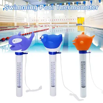 

Floating Pool Thermometer Clear Display Shatterproof Cute Animal Floating Thermometer For Outdoor Indoor Swimming Pools Spa