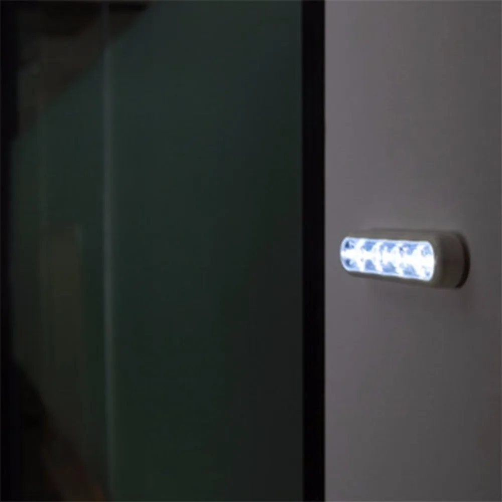 Battery-powered LED Light Stick Small Night Light Self-adhesive Wardrobe Light Bar For Bathroom Cabinet Stairway Closet