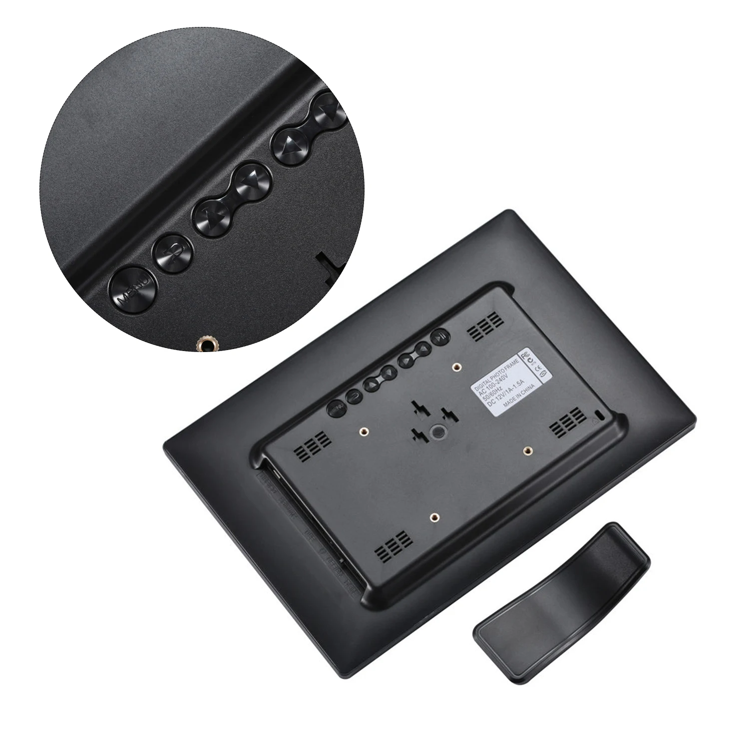 12" LED Digital Photo Frame Album Display Image MP4 Video MP3 Audio Clock Calendar Touch Key Support Auto Play Multi Languages