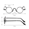 Japanese Classic Anti-blue Alloy Reading Glasses Women Round Anti-fatigue Presbyopic Glasses Blue Light Computer Grade Glasses 6