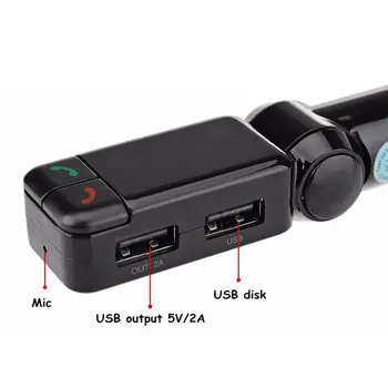 

Full Frequency FM Bluetooth Transmitter Bluetooth Hands-free Car MP3 Player MP3 Players Portable MP3 Player