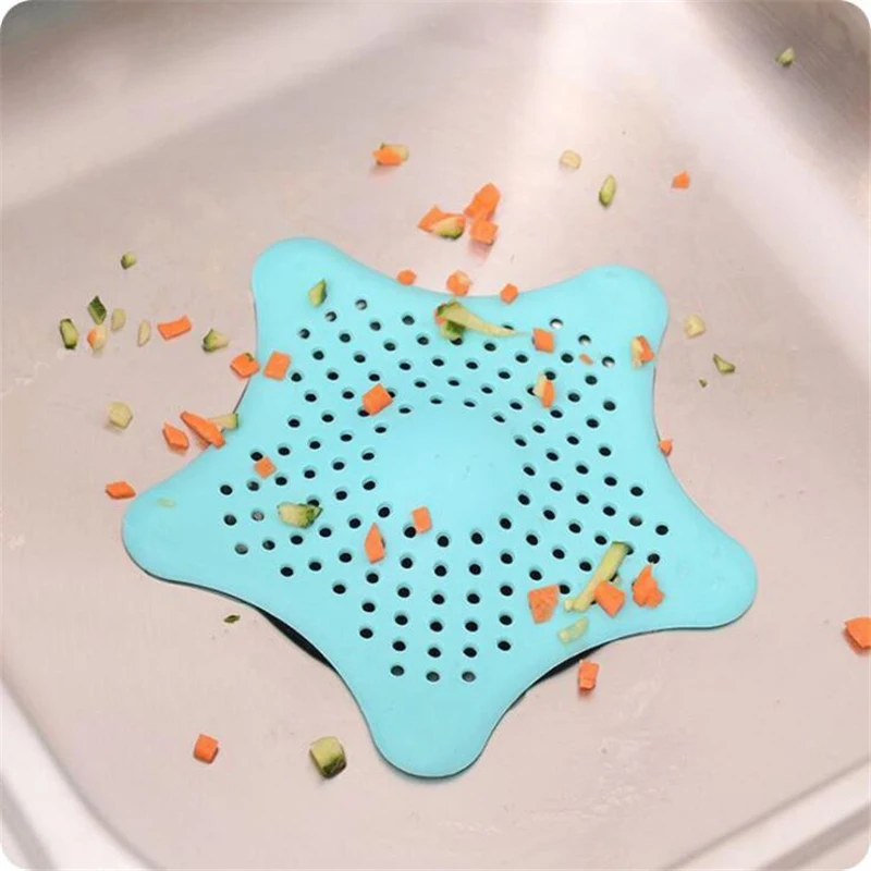 Сливная пробка для воды кухни и ванной мягкий ПВХ фильтр раковины с защитой от