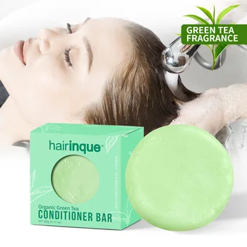 

60g Green Tea Fragrance Hair Handmade Moisturizing Nourishing Hair Care Soap Oil-control Smooth Hair Conditioner Soap