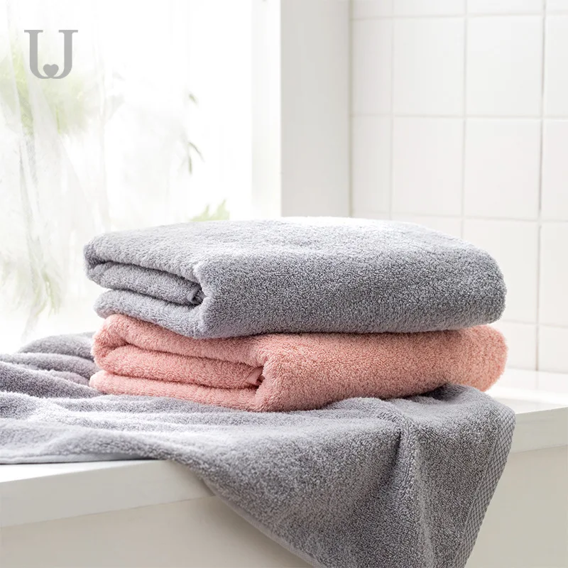 Xiaomi Jordan& Judy хлопковое банное полотенце, большое толстое мягкое полотенце для дома, детское полотенце, быстрое впитывание воды, 70*140 см