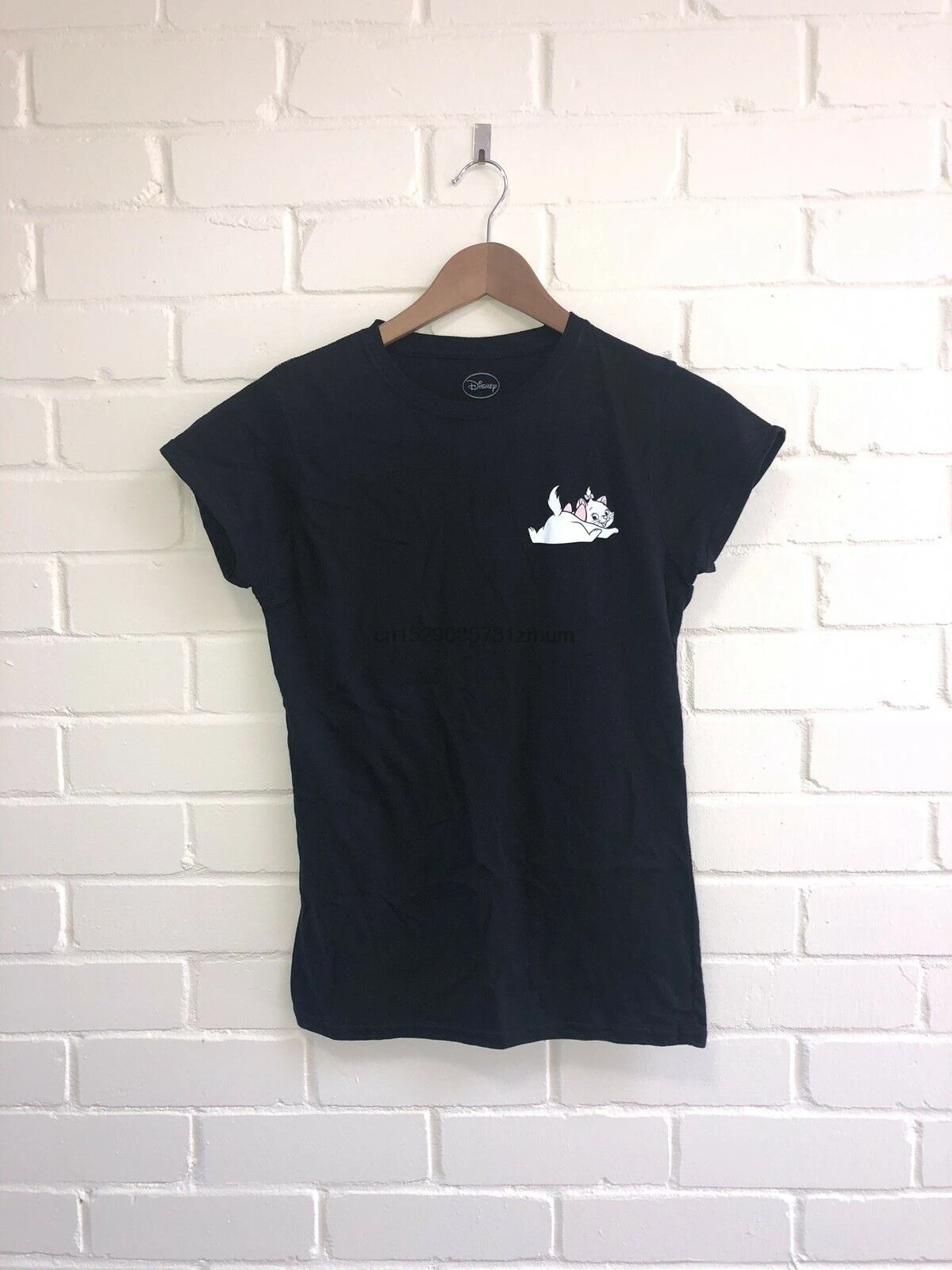 The Aristocats Marie Cat Tshirt Tee S-3XL BNWT Black Woman&amprsquos Mens Womens Hoodie Free Shipping |