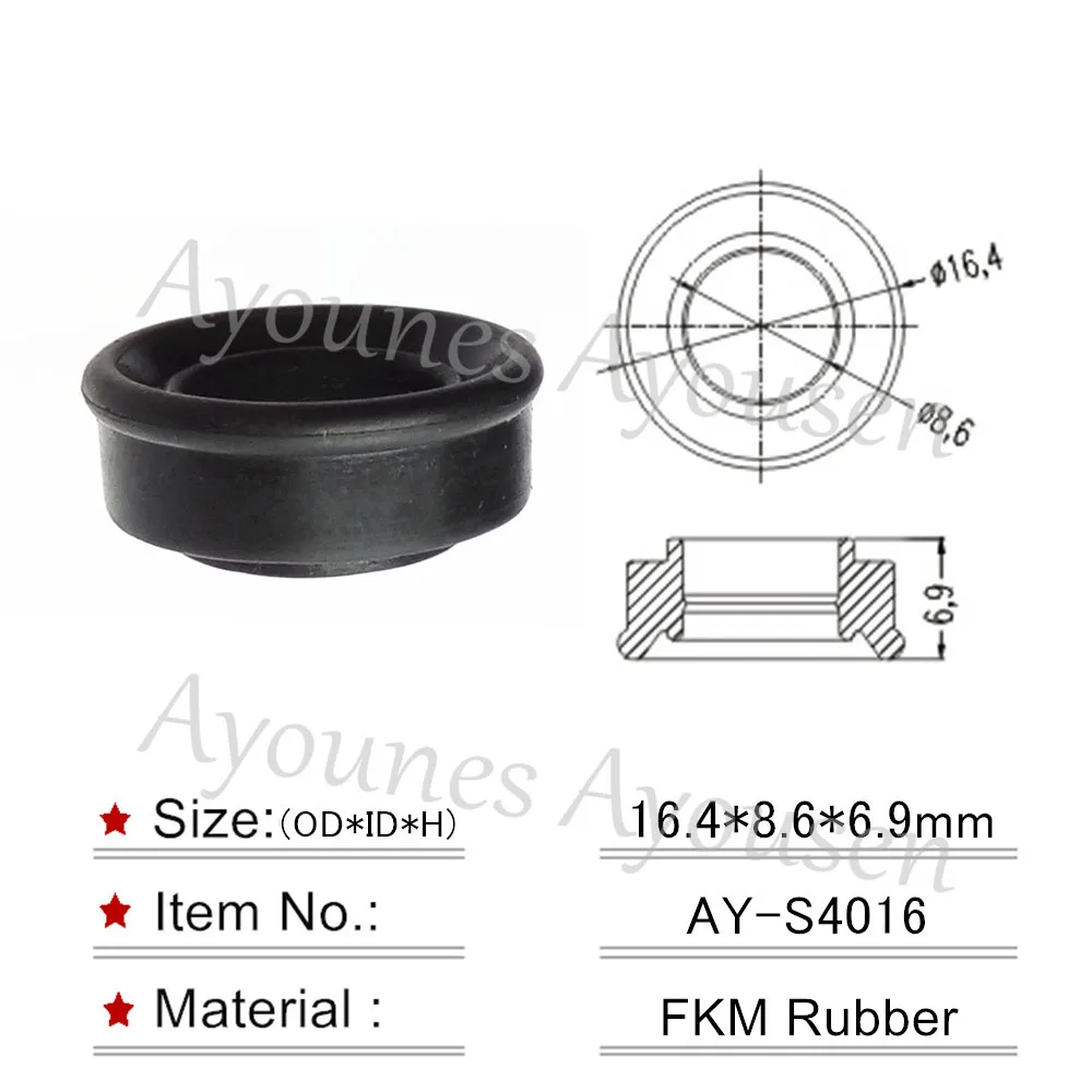 200 штук,, топливный инжектор, резиновое уплотнение, высокое качество для автомобилей keihin и toyota, комплект для ремонта уплотнений(AY-S4016