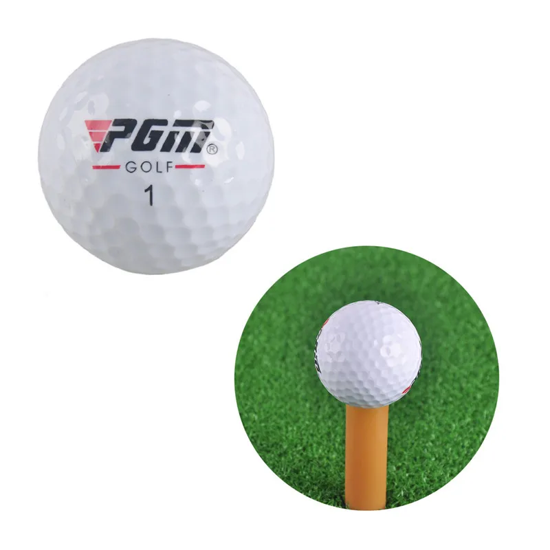 PGM Открытый спорт гольф игра Обучение Матч соревнования резиновые три слоя высокого класса мяч для гольфа белый практика
