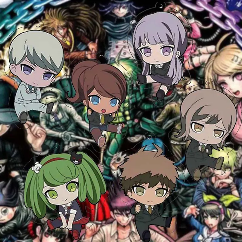 Аниме Danganronpa Dangan Ronpa Komaeda Nagito акриловая фигурка брелок для ключей коллекция украшений