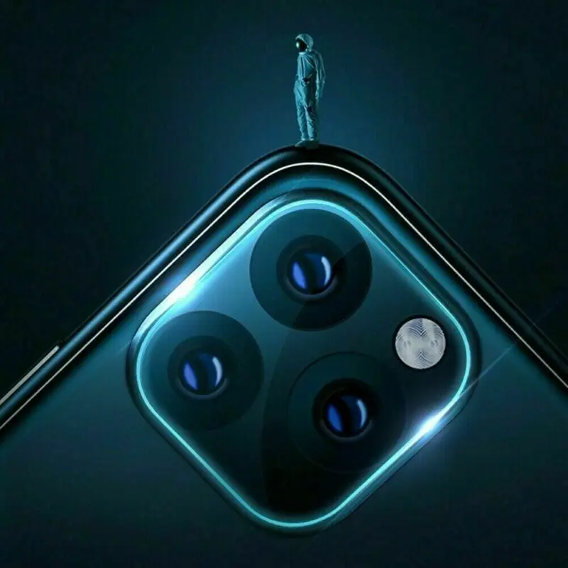 Защита объектива камеры для iphone 11 Pro Max металлическое кольцо Крышка+ закаленное стекло Великобритания