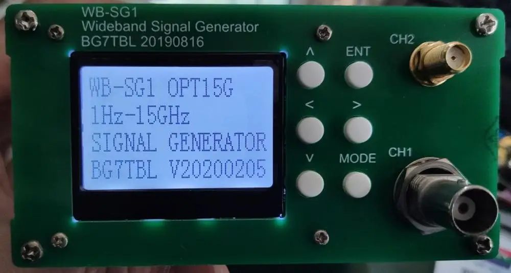 BG7TBL WB-SG1 1Hz-15GHz 18GHz 20GHz 광대역 신호 소스 신호 발생기 밴드 on-off 변조 WB-SG1-OPT15G/OPT20G
