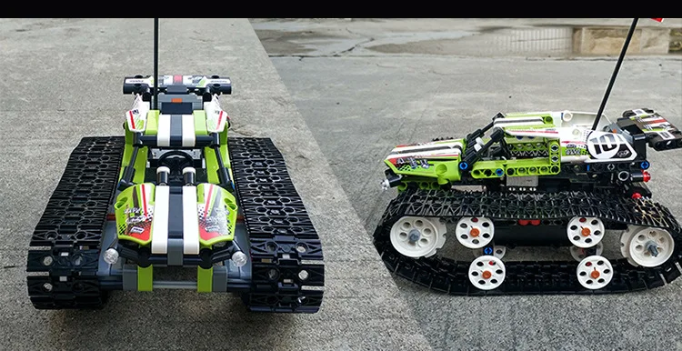 DIY Technic серии RC автомобиль трюк строительные блоки кирпичи дистанционное управление гонки развивающие игрушечные машинки рождественские подарки для детей