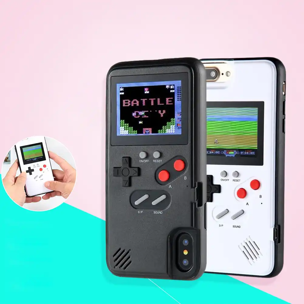 カラーディスプレイ 36 クラシックゲーム電話ケース Iphone Xs 最大 Xr 6 6s 7 8 プラスレトロコンソールゲーム Tpu シリコーンカバー Funda の Capa フィットケース Aliexpress