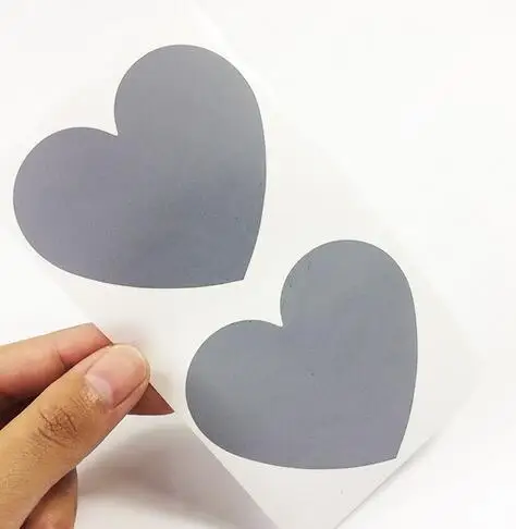Sliver 50 шт./упак. любовь выскабливание DIY Скрапбукинг Рождество Стикеры печенья этикетки для торта Стикеры s - Цвет: Sliver