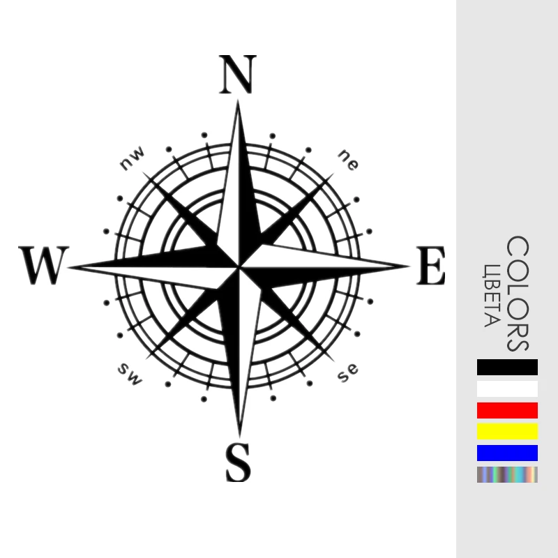 

11214# 20/30/40 CM наклейки на авто Компас NSWE водонепроницаемые наклейки на машину наклейка для авто автонаклейка стикер этикеты винила наклейки стайлинга автомобилей украшения на бампере автомобиля