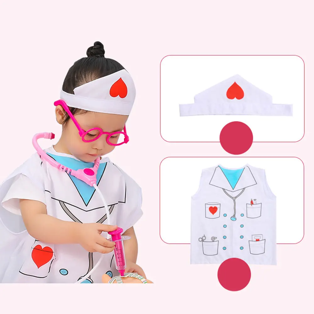 Для девочек ролевые игры Доктор Классическая медицина моделирование ролевые игры медицинская одежда игрушки набор для детей подарок