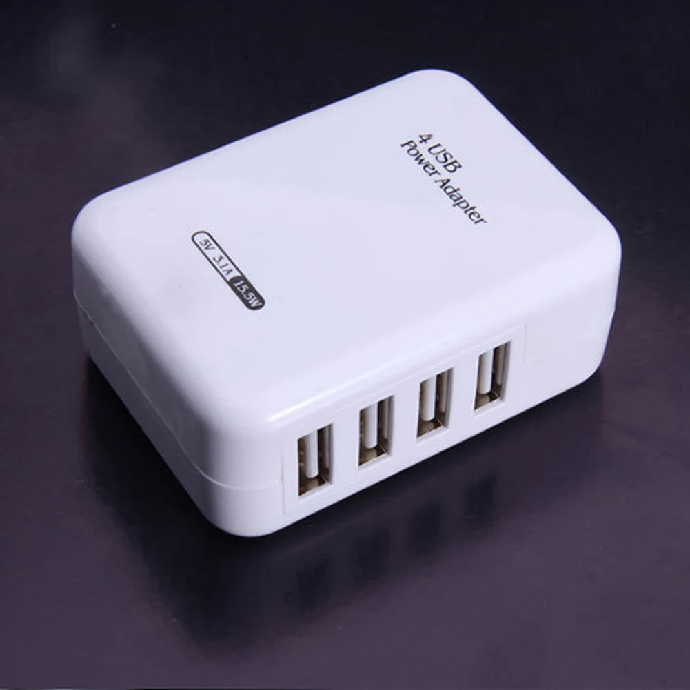 4 порта usb-хаб для дома и путешествий USB зарядное устройство для сотового телефона настенное подключаемое зарядное устройство штепсельная Вилка питания мульти адаптер для телефона планшета штепсельная вилка европейского стандарта