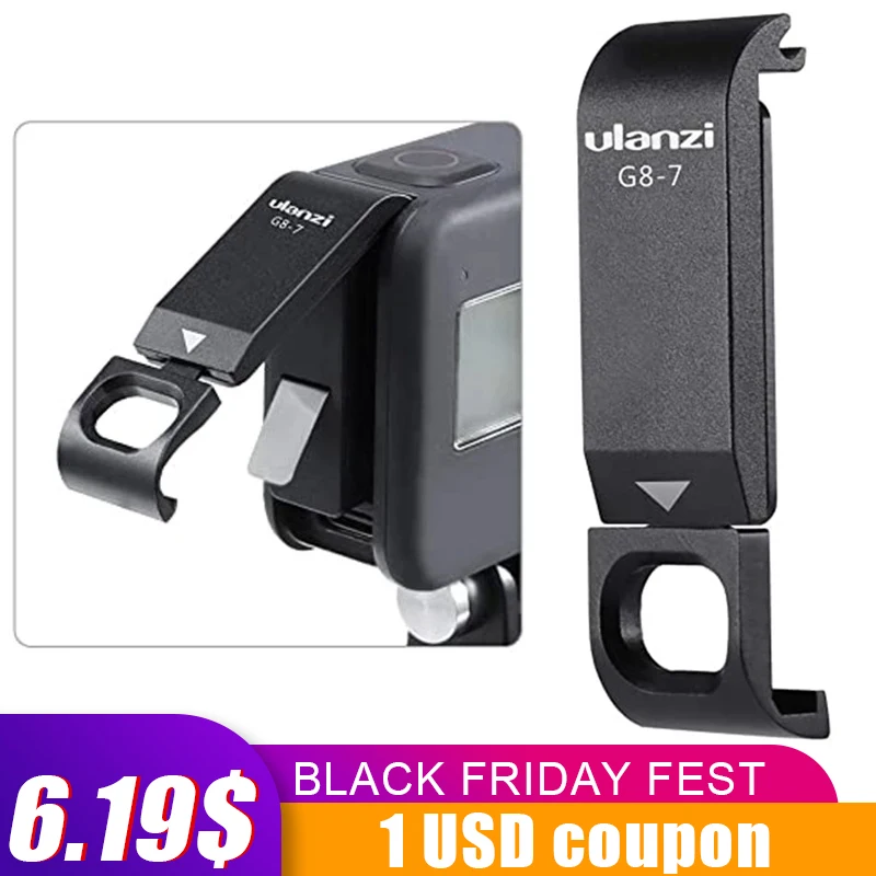 Ulanzi G8 7 Protective Cover For Gopro 9 Hero 8 Black Battery Case Cover Type C Charging Port Adapter Vlog Accessory For Gopro 9 Buy At The Price Of 6 19 In Aliexpress Com Imall Com