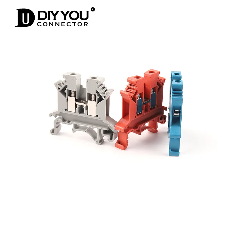 

1 PCS UK-2.5B Din Rail Terminal Block Wire Connector Connductor ELECTRIC Universal Class Connector Screw Terminal Block Strips