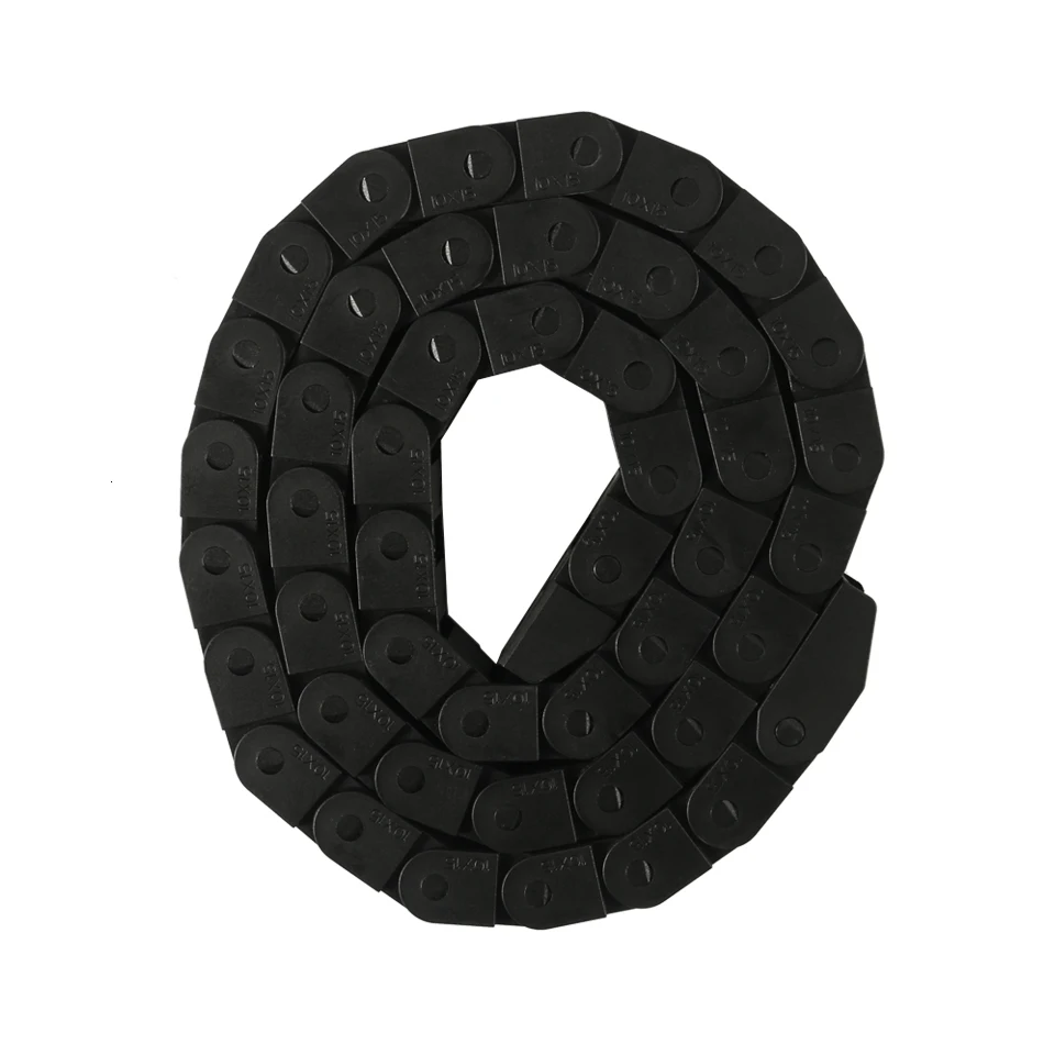 

Plastic Chair Drag 10x10mm L1000mm Transportation Wire Chain Drag Cable with Terminal Connectors to CNC Router Machine tools