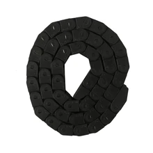 Câble de traînée de chaîne de fil de transport de la chaise en plastique 10x10mm L1000mm avec des connecteurs terminaux pour CNC des machines-outils de routeur(China)