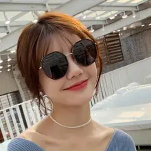 YGL38 ретро круглые оправы для очков для мужчин и женщин с плоскими линзами солнцезащитные очки