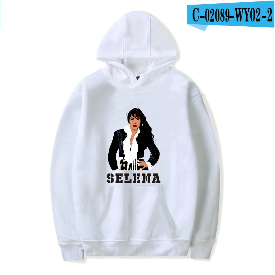 Популярные selena quintanilla горячие спортивные куртки с капюшоном цвета морской волны для женщин и мужчин подходит Толстовка с капюшоном пуловер Осенняя Толстовка для женщин - Цвет: As picture