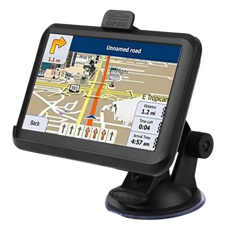 5 дюймов автомобиля gps навигации автомобиля gps навигатор FM передатчик 8 Гб Встроенная память 256 MB Оперативная память несколько языков двойной навигационный Системы