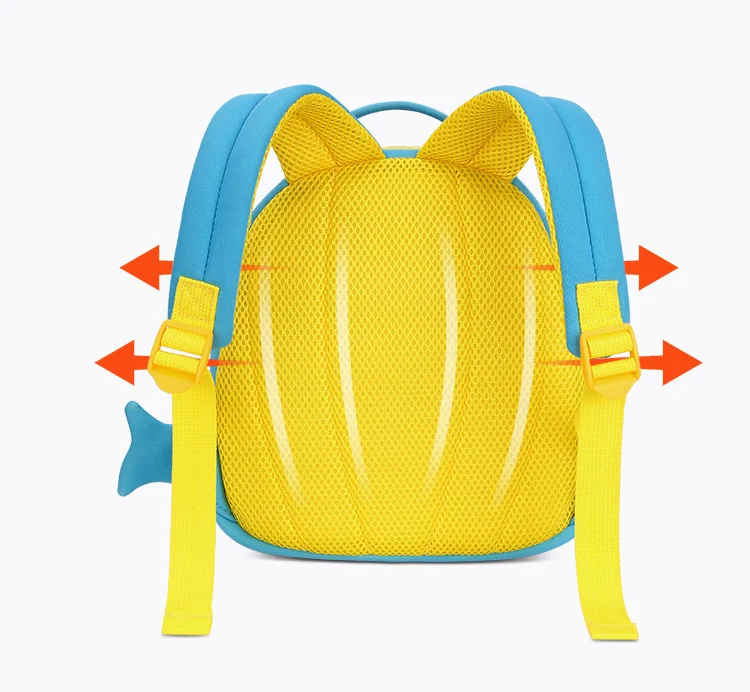 3D мультфильм Акула школьные ранцы для мальчиков девочек большой рот Акула Водонепроницаемый Детские сумки детские школьные рюкзаки Mochila Infantil