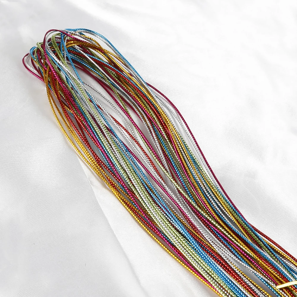 93 см 5/6/12 шт Шелковый шнур инструмент для Плетения КОС Вязание веревки DIY цветной ободок для девочек, "конский хвост", струны для волос Средства для укладки волос