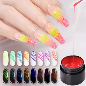 

UR SUGAR Spider Wire Drawing Luminous Nail Spider Gel Neon Varnish Pulling Silk Creative UV Painting Nail Art Gel Nail Polish