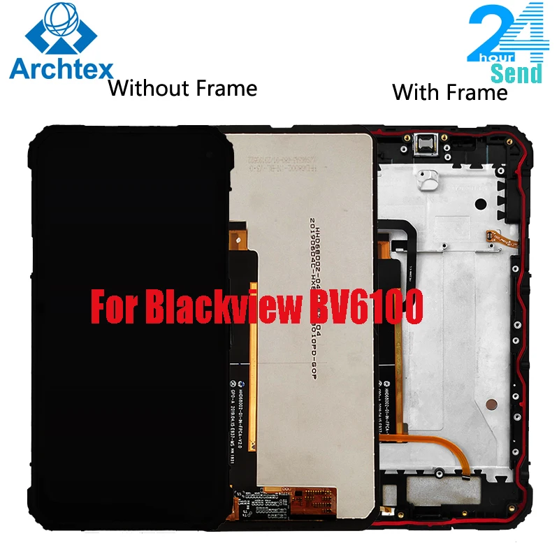 Оригинальный ЖК-дисплей Blackview BV6100 6 8 дюйма кодирующий преобразователь сенсорного