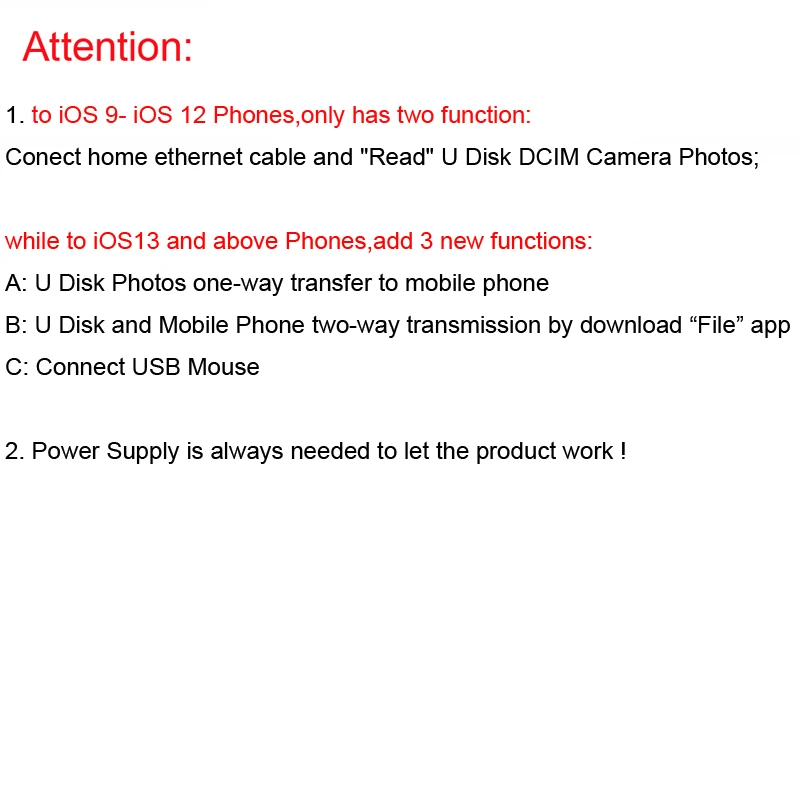 IOS 13 зарядка OTG USB U флэш-диск файл ридер мышь Подключение RJ45 сетевой кабель Ethernet адаптер для iPhone 11 Pro MAX 6 7 8 X