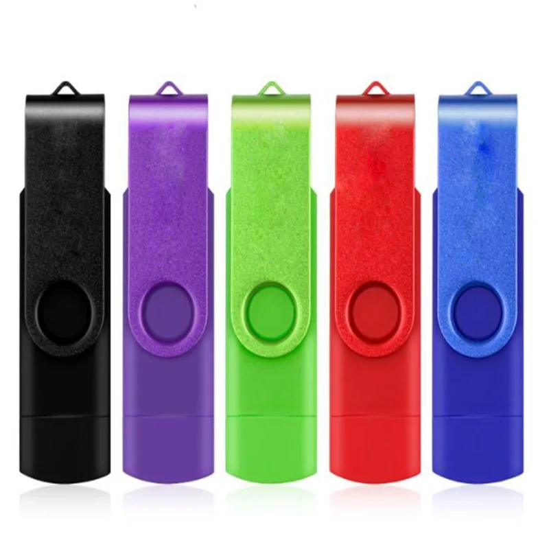 Вращающийся u диск OTG usb флэш накопитель 64G 32G 16G 8G 4G флеш type c накопители карта