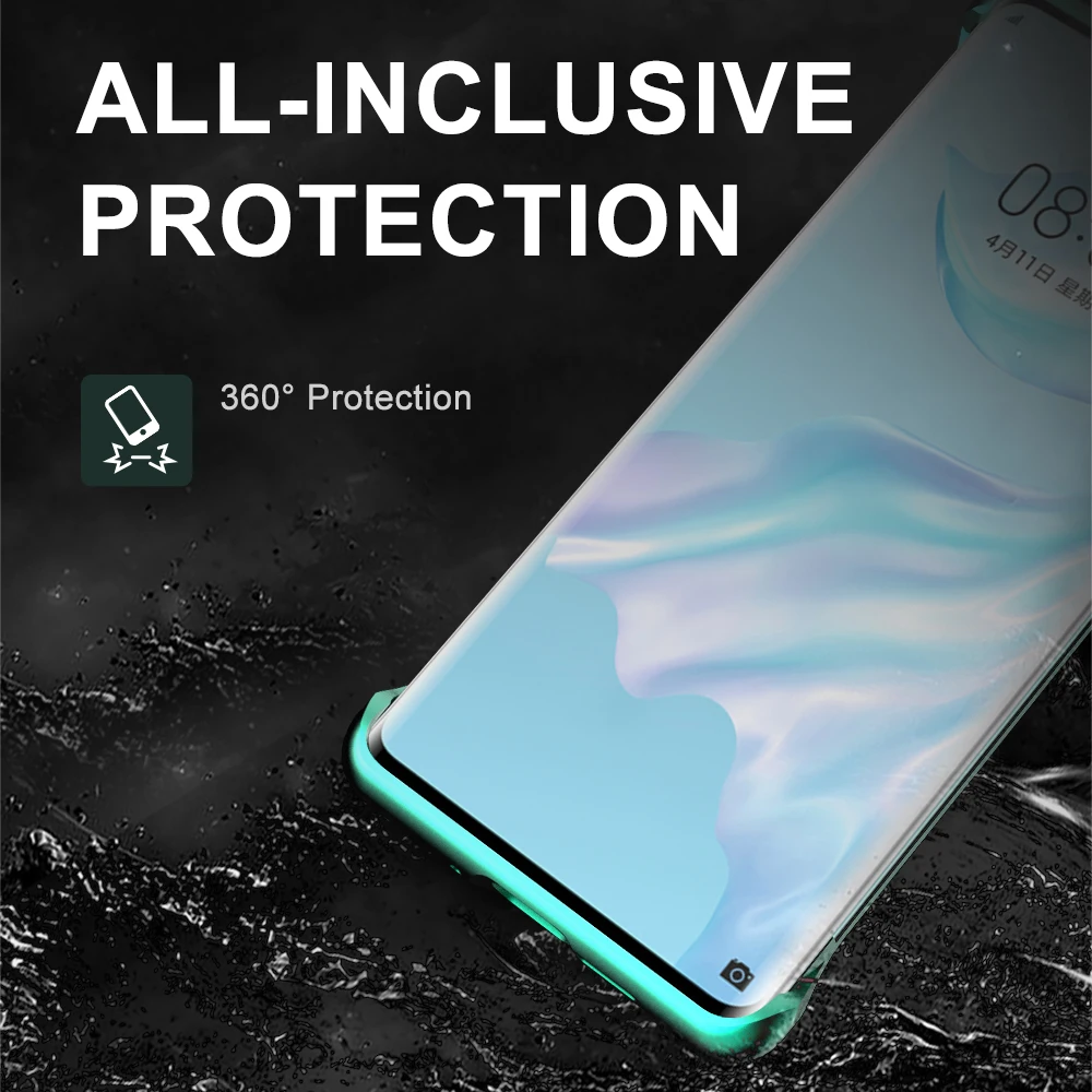 Магнитный чехол P30 для huawei P30 Pro, чехол, Безрамное металлическое стекло P30Pro, задняя крышка, прозрачный чехол P30, чехол для huawei P30 Pro Funda