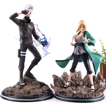 

Naruto Shippuden Anime Figure Naruto Hatake Kakashi Tsunade GK Statue Action Figure Naruto PVC Collectible Model Toy
