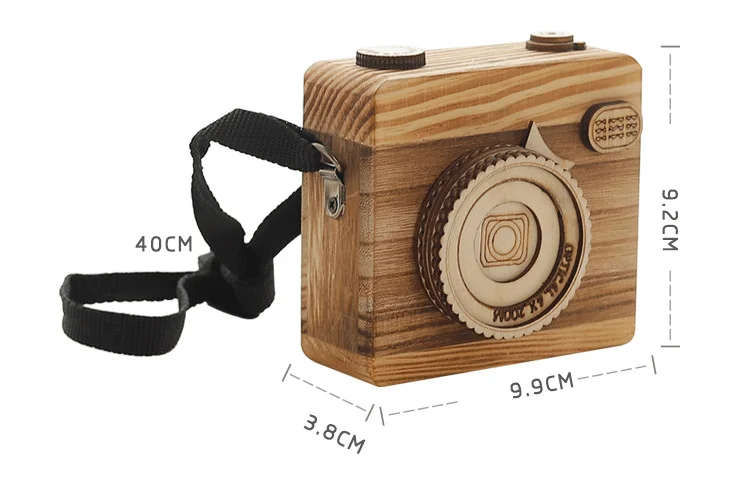 Музыкальная шкатулка уникальный деревянный ручной Коленчатый Дизайн камеры креативный подарок для бойфренда детские игрушки украшение дома iCraft