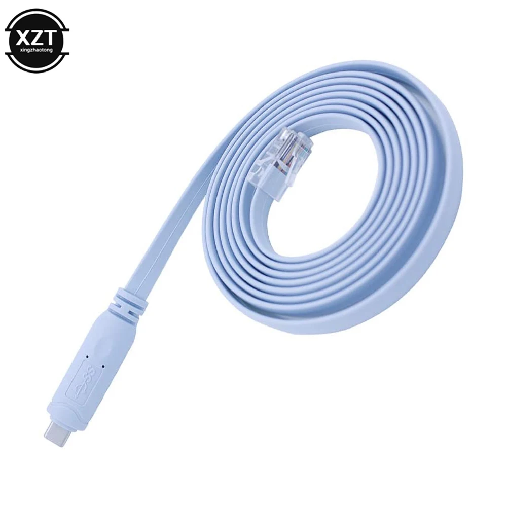 Лучший кабель консоли Cisco USB 6 футов FTDI Type-C к Rj45 RS232 для Windows 8/7 Vista MAC Linux