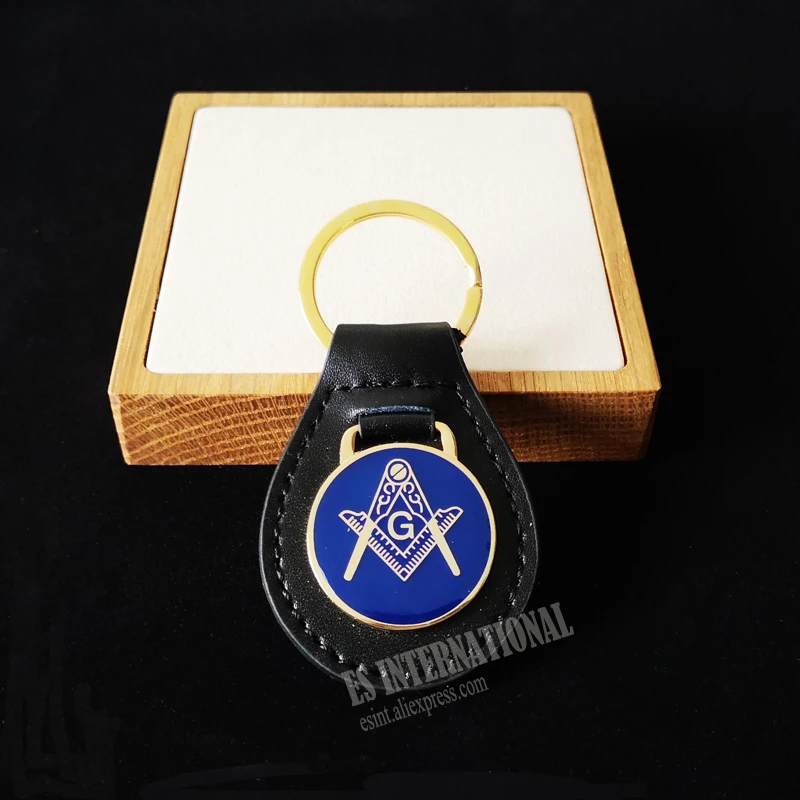 excellent quality in metal and well detailed freemason appron Masonic keyring 