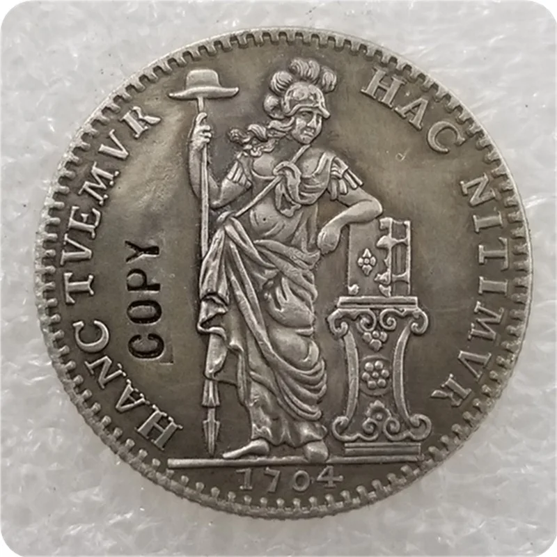 

1704 Netherlands West Indies (Dutch Republic) 1/4 Gulden Kwartgulden Copy Coin